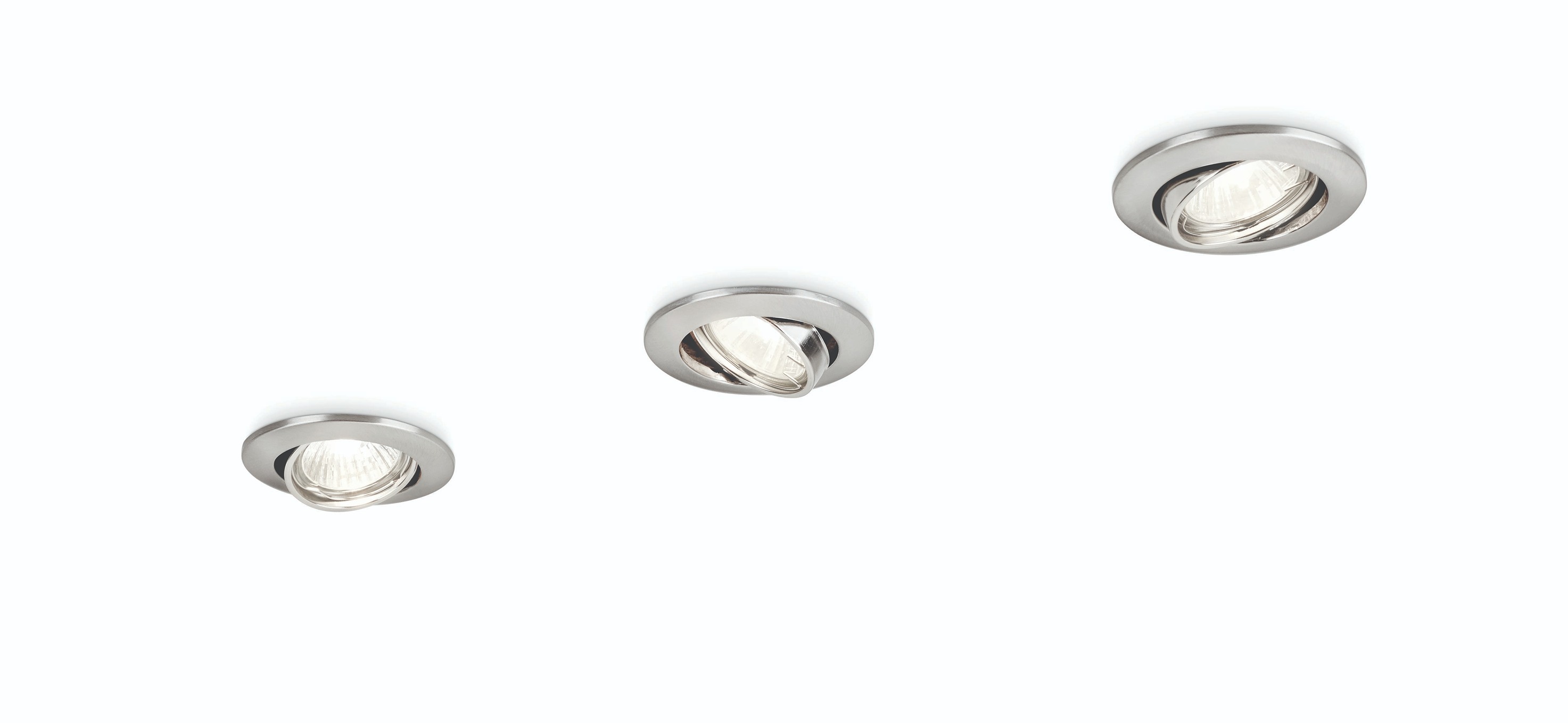 Philips Enif spot encastré - 3 têtes - mat chrome