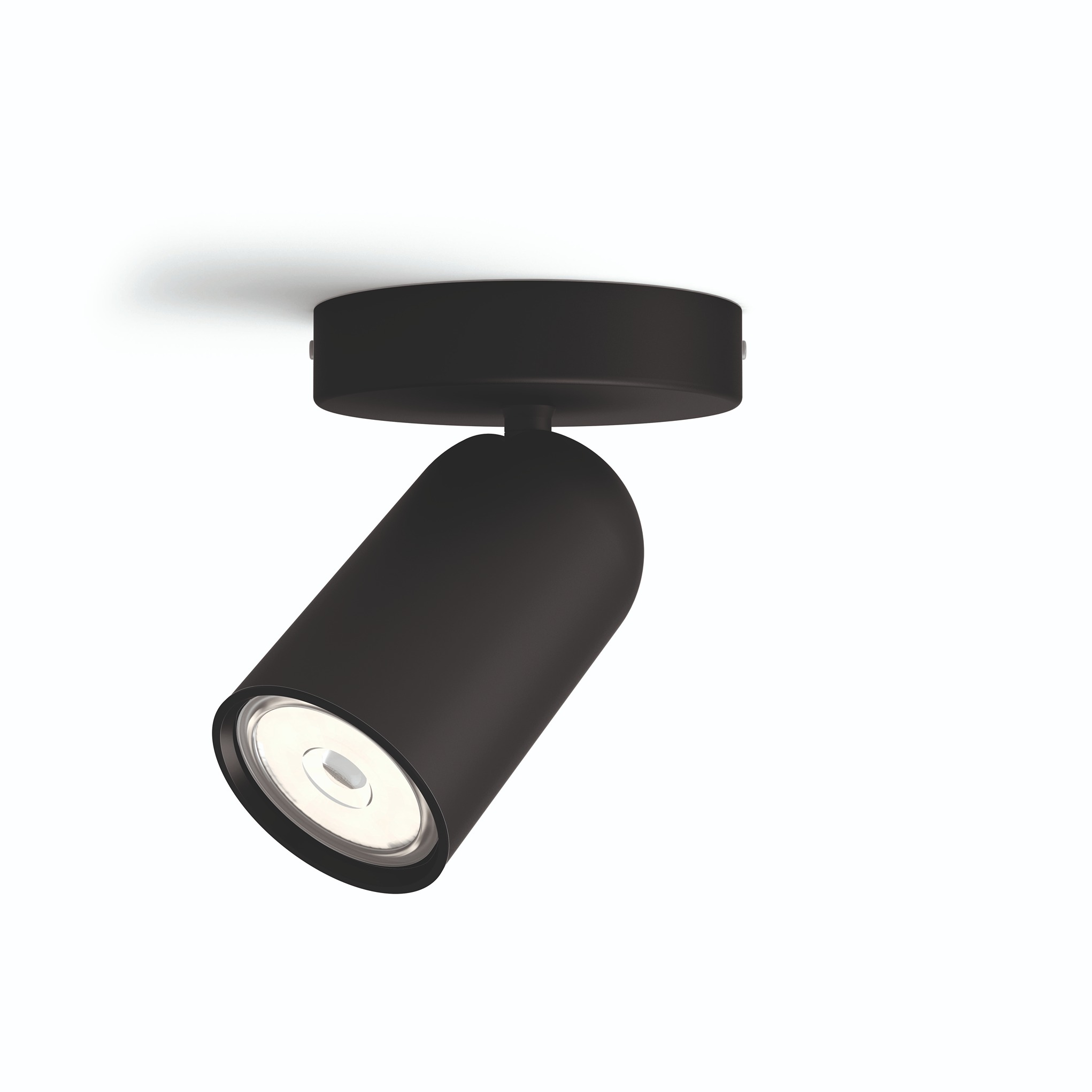 Philips Pongee spot plafond/mur - 1 tête - noir