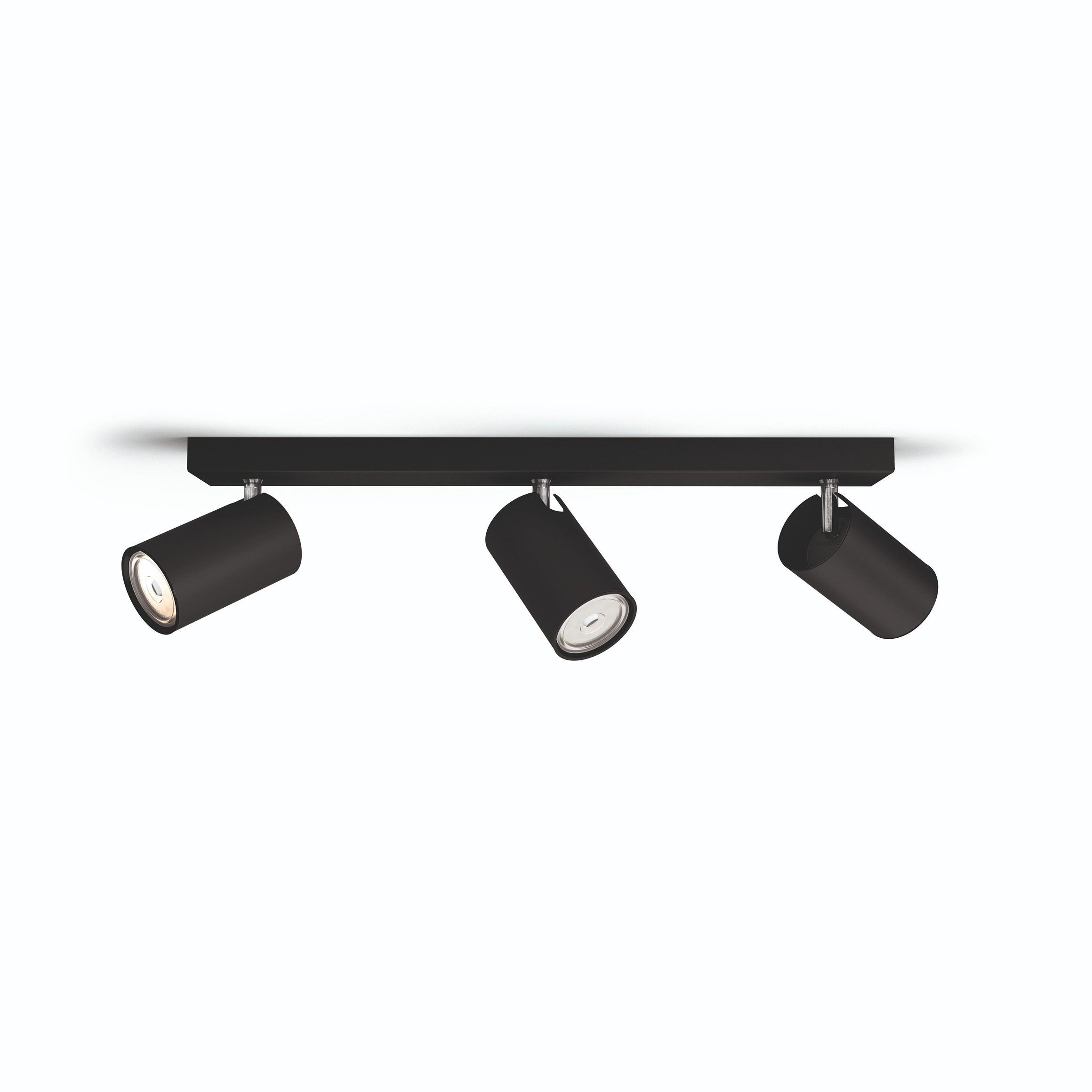 Philips Kosipo opbouwspot - 3 têtes - zwart