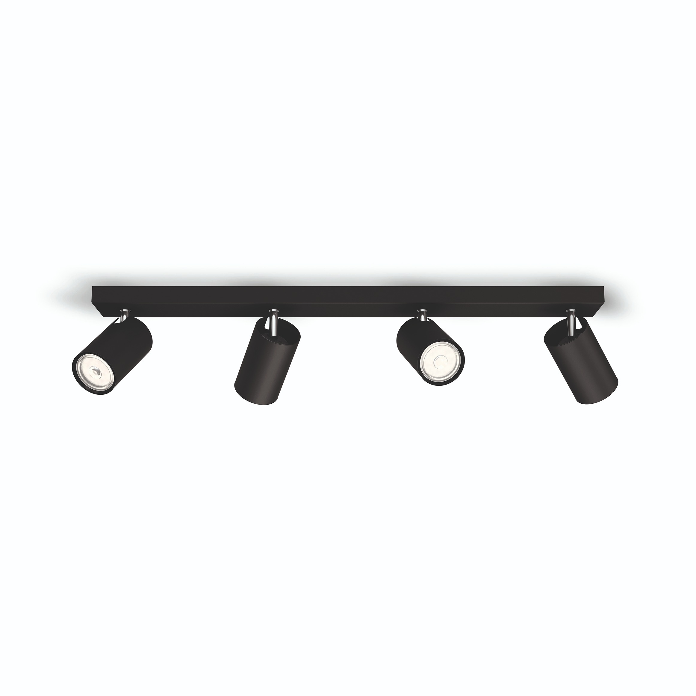 Philips Kosipo spot plafond/mur - 4 têtes - noir