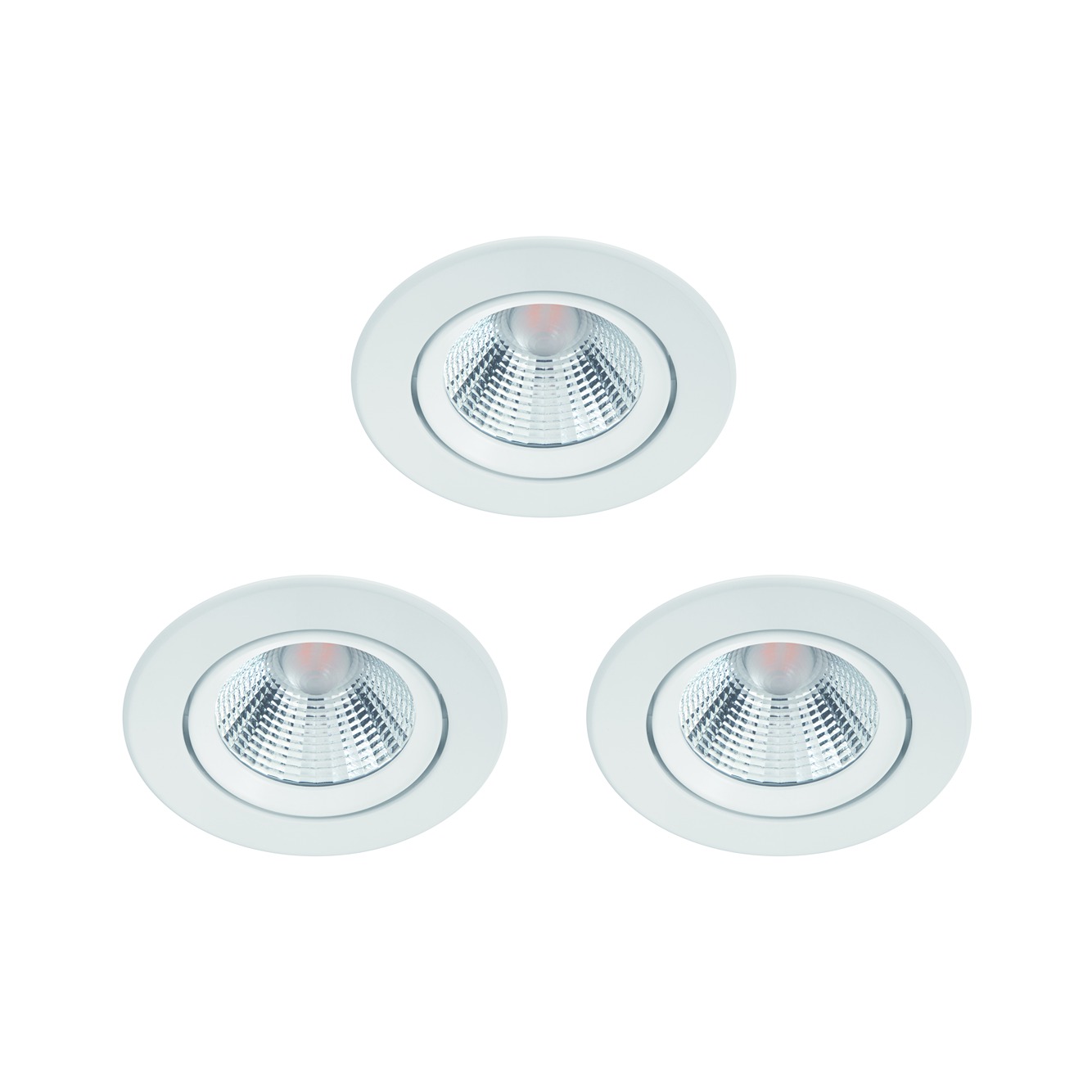 Philips Sparkle inbouwspot - 3-lichts - wit