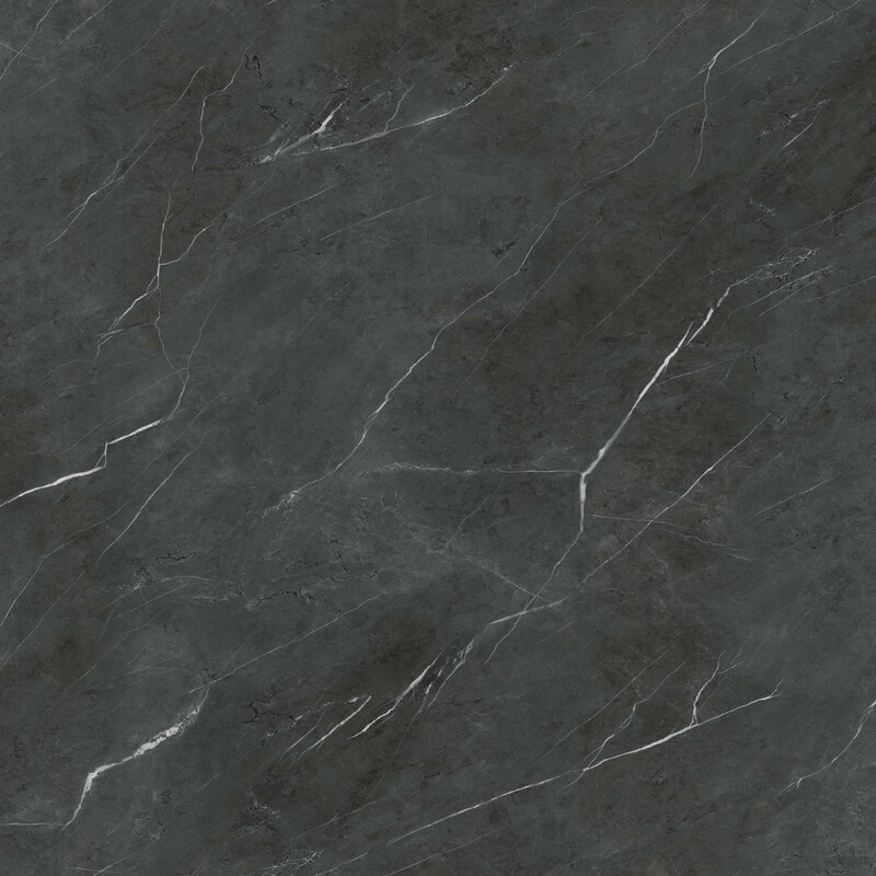 Roxer Floor Small Tiles Marble Black Midnight 610x305x3.5mm
