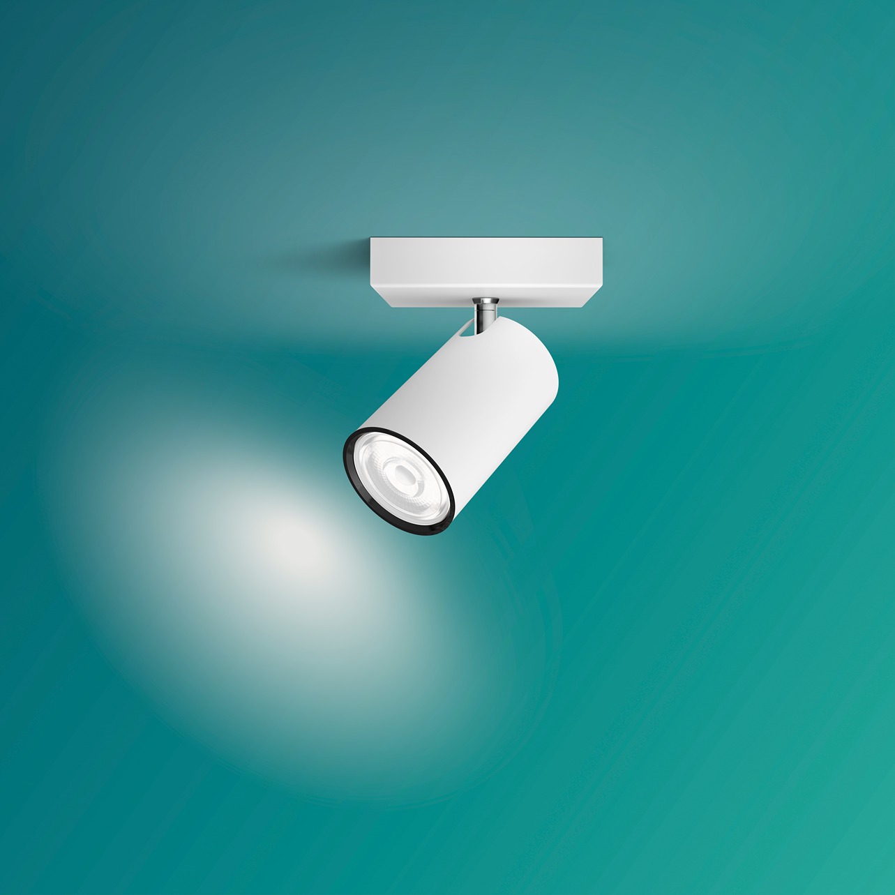 Philips Kosipo opbouwspot - 1 tête - wit