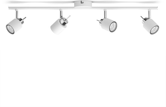 Philips Meranti spot plafond/mur - 4 têtes - blanc