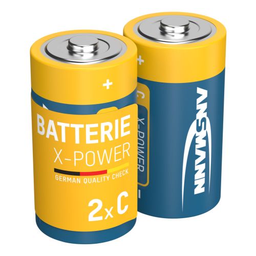 Ansmann X-Power alkaline batterij Baby C - LR14 - 1.5V (2 stuks)