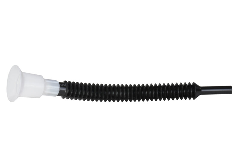 Tuyau à soufflet pour entonnoir pour fûts noir 530 mm