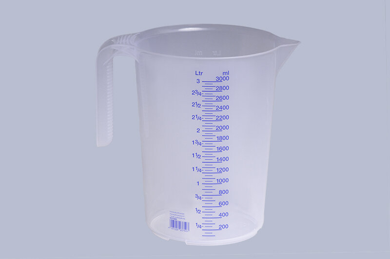 Maatkan 3 L PP 2 schalen met open greep