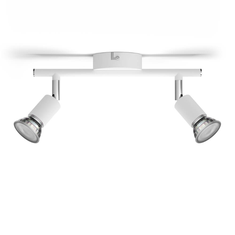 Philips Limbali spot plafond/mur - 2 têtes - blanc
