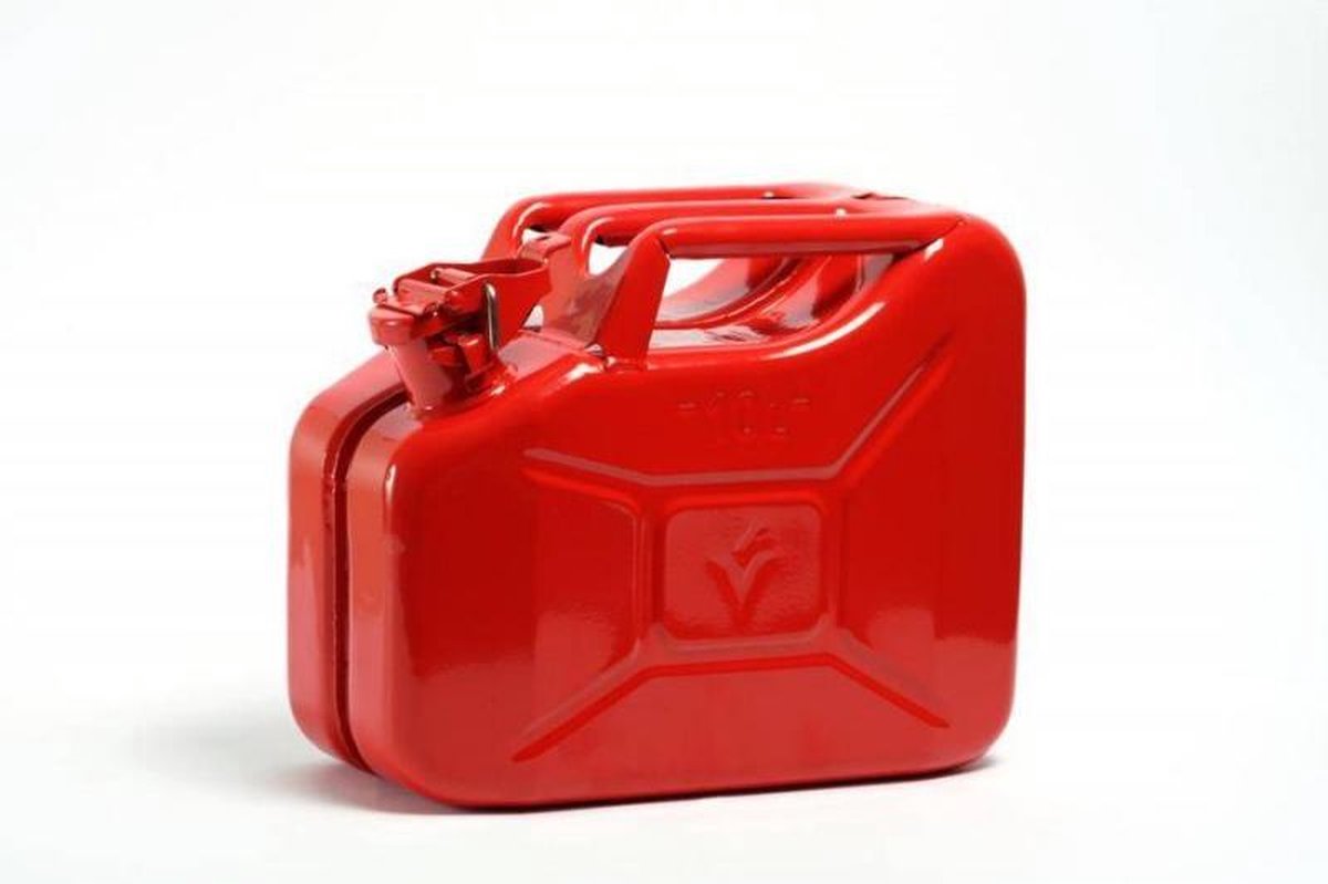 Jerrycan Metaal Rood 10L