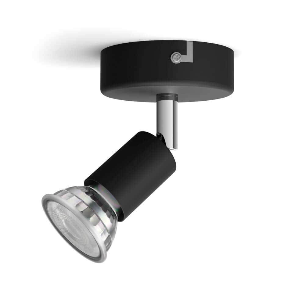 Philips Limbali spot plafond/mur - 1 tête - noir