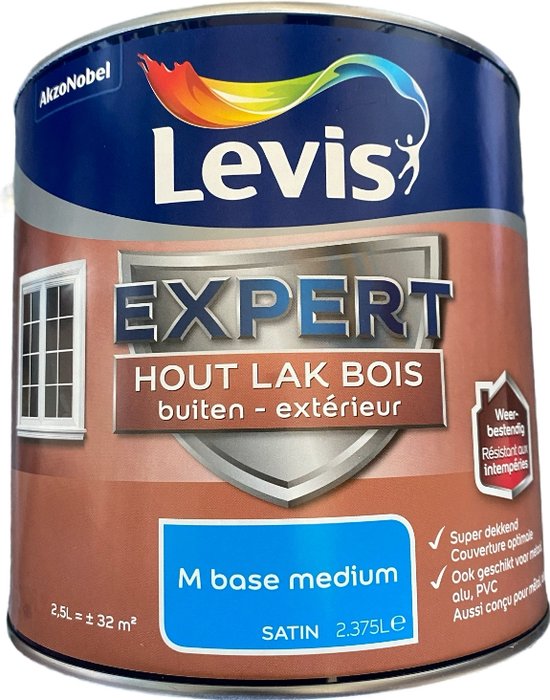 Levis Expert Hout Lak Buiten High Gloss Base M 2.5L