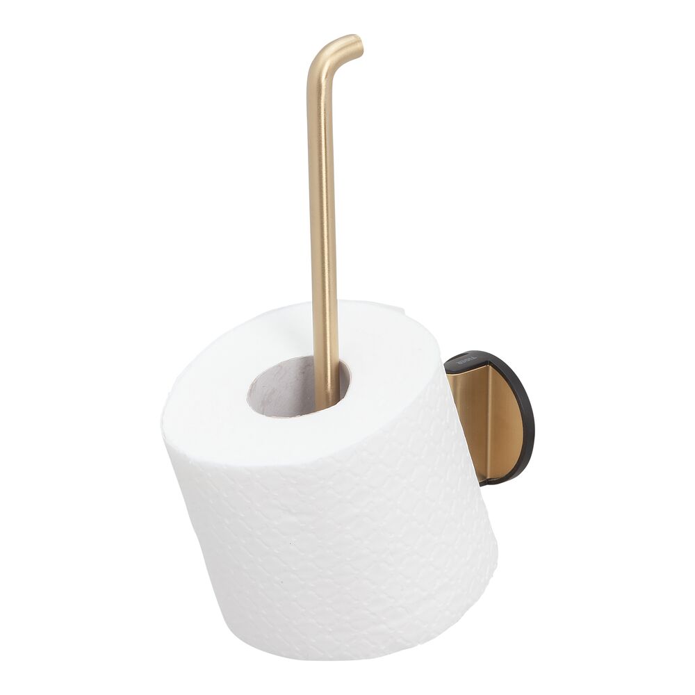 Tiger Tune Porte-rouleaux papier toilette de réserve Laiton brossé / Noir