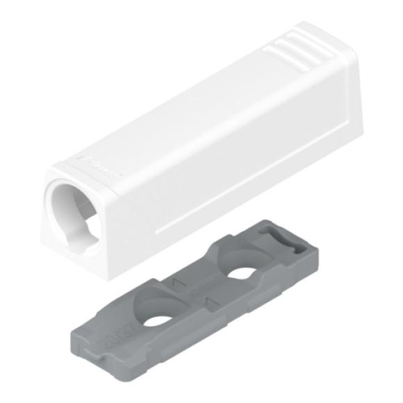 Blum Tip-on plaque d'adaptation blanc standard