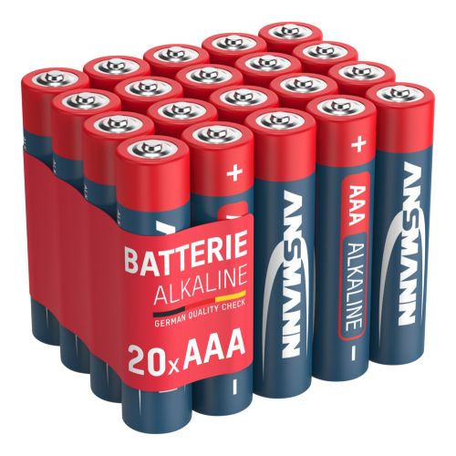Ansmann alkaline batterij Micro AAA - LR03 - 1.5V (20 stuks)