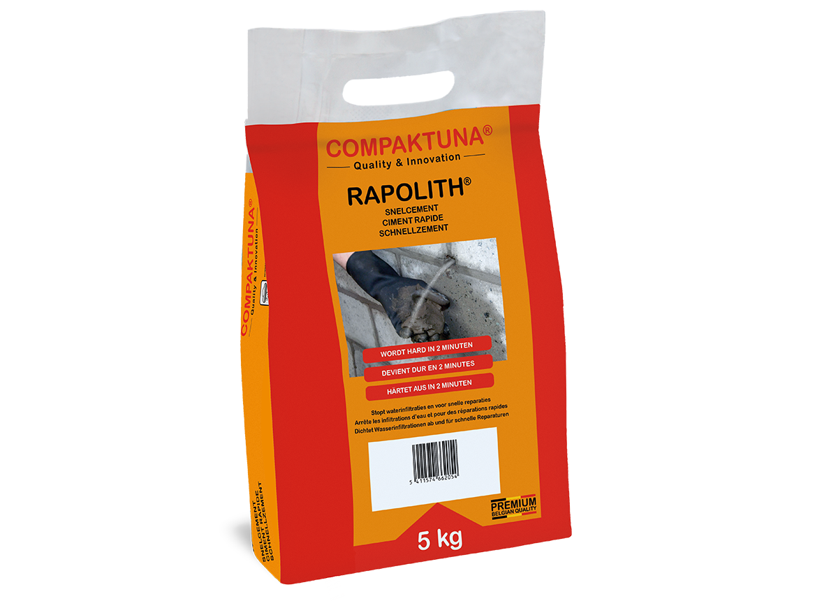 Compaktuna® Rapolith® 5kg - Waterdicht snelcement