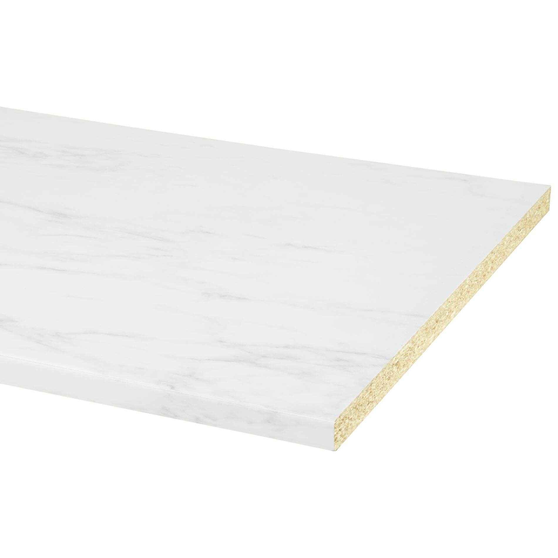 Cando plan de travail 182x60x2,8cm marbre blanc