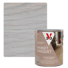 V33 Huile Cire Parquet Deco Gris Patiné Mat 2,5L