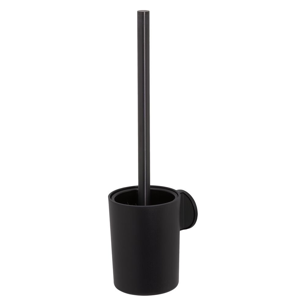 Tiger Tune Brosse WC avec support Métal brossé noir / Noir