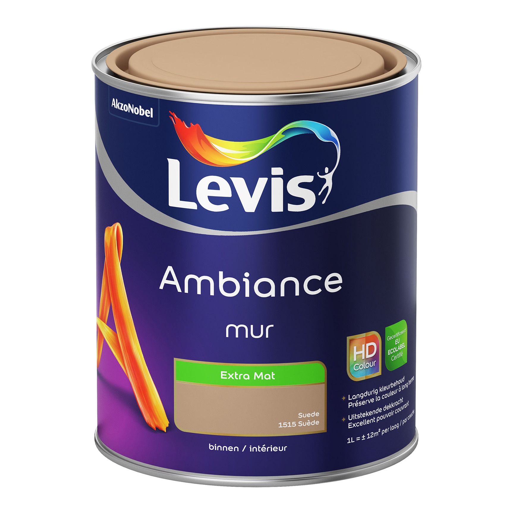 Levis Ambiance Mur Extra Mat 1l Suede