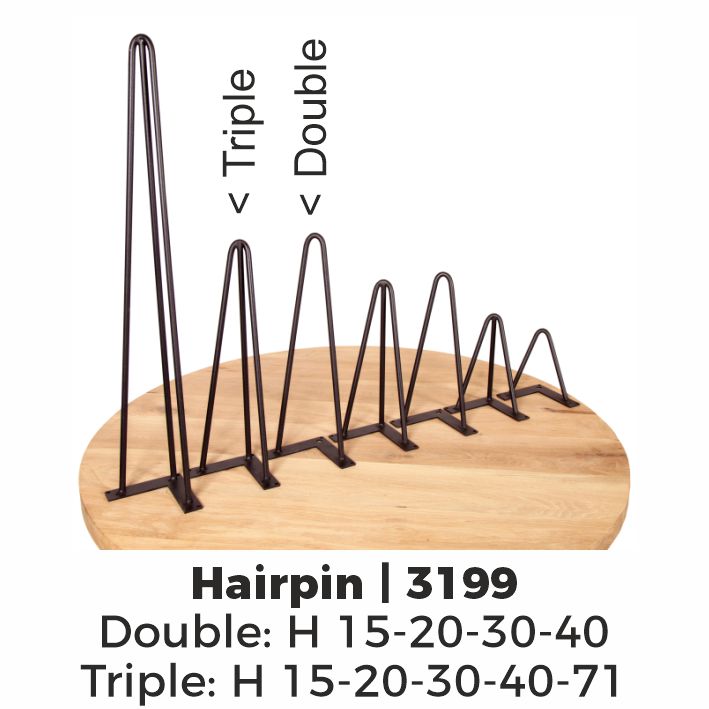 Hairpin H40 double noir
