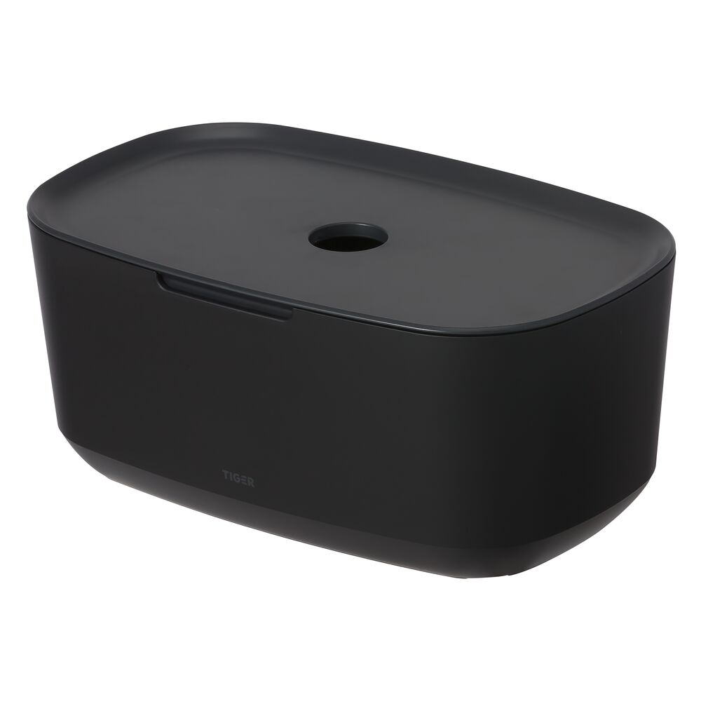 Tiger Tess Boîte de rangement avec couvercle autoportante Noir / Anthracite