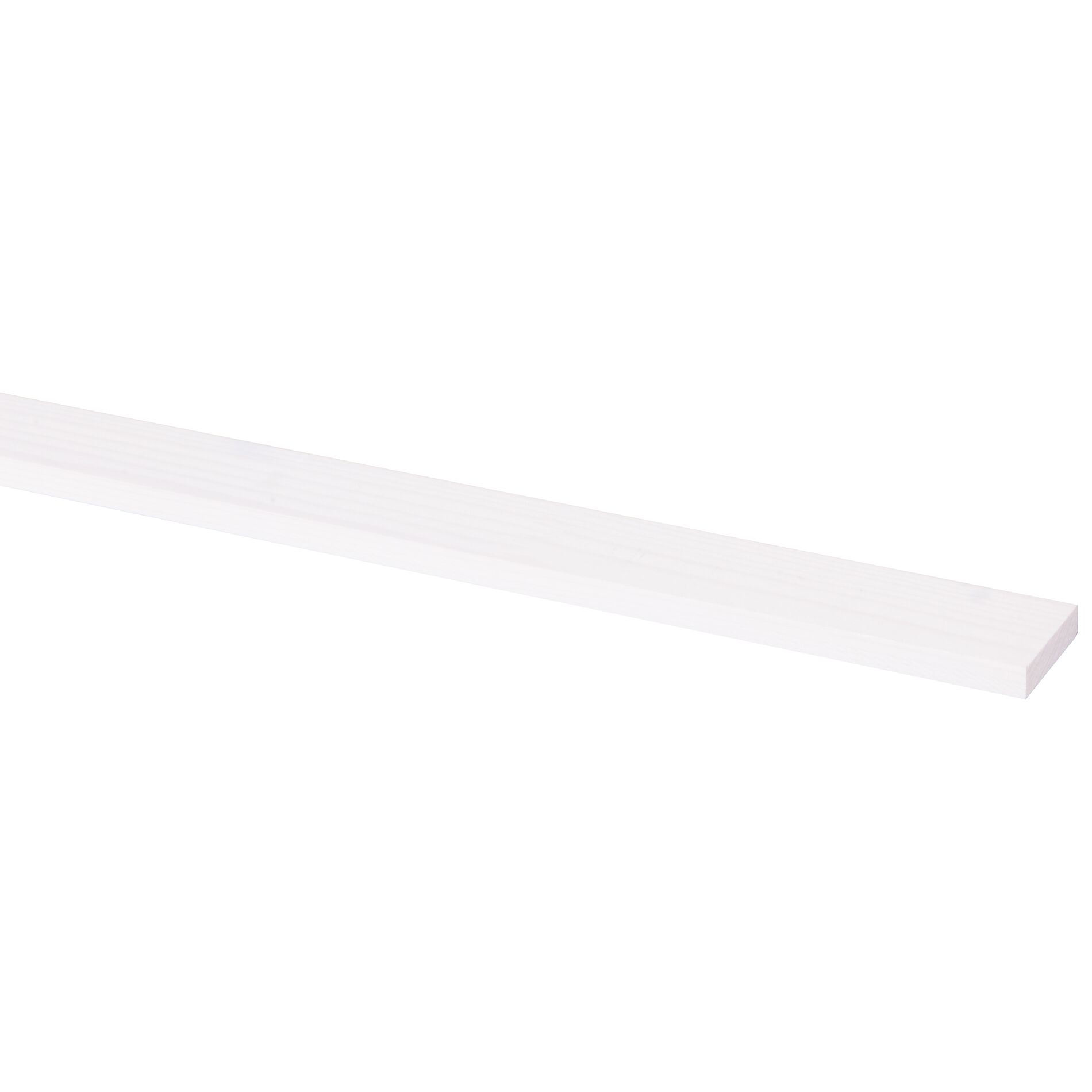 Schaaflat grenen gegrond wit 9x35mm - 270cm