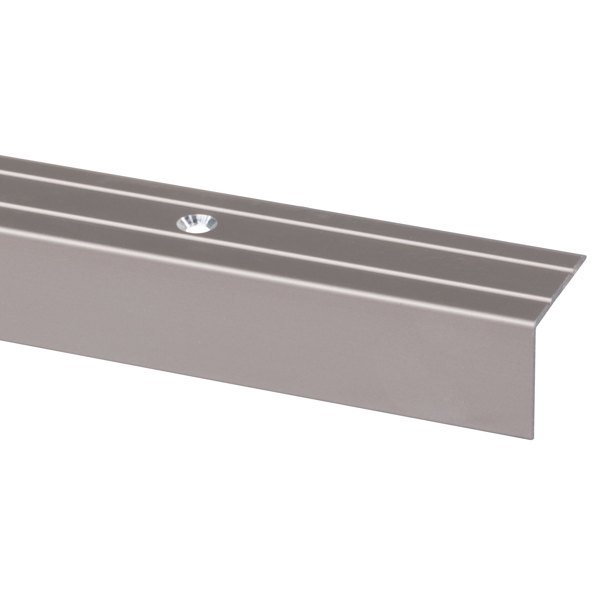 Profil d'escalier inox look 24x20 190cm