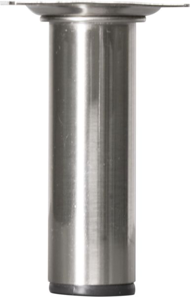 Pied rond inox look Ø30mmx10cm
