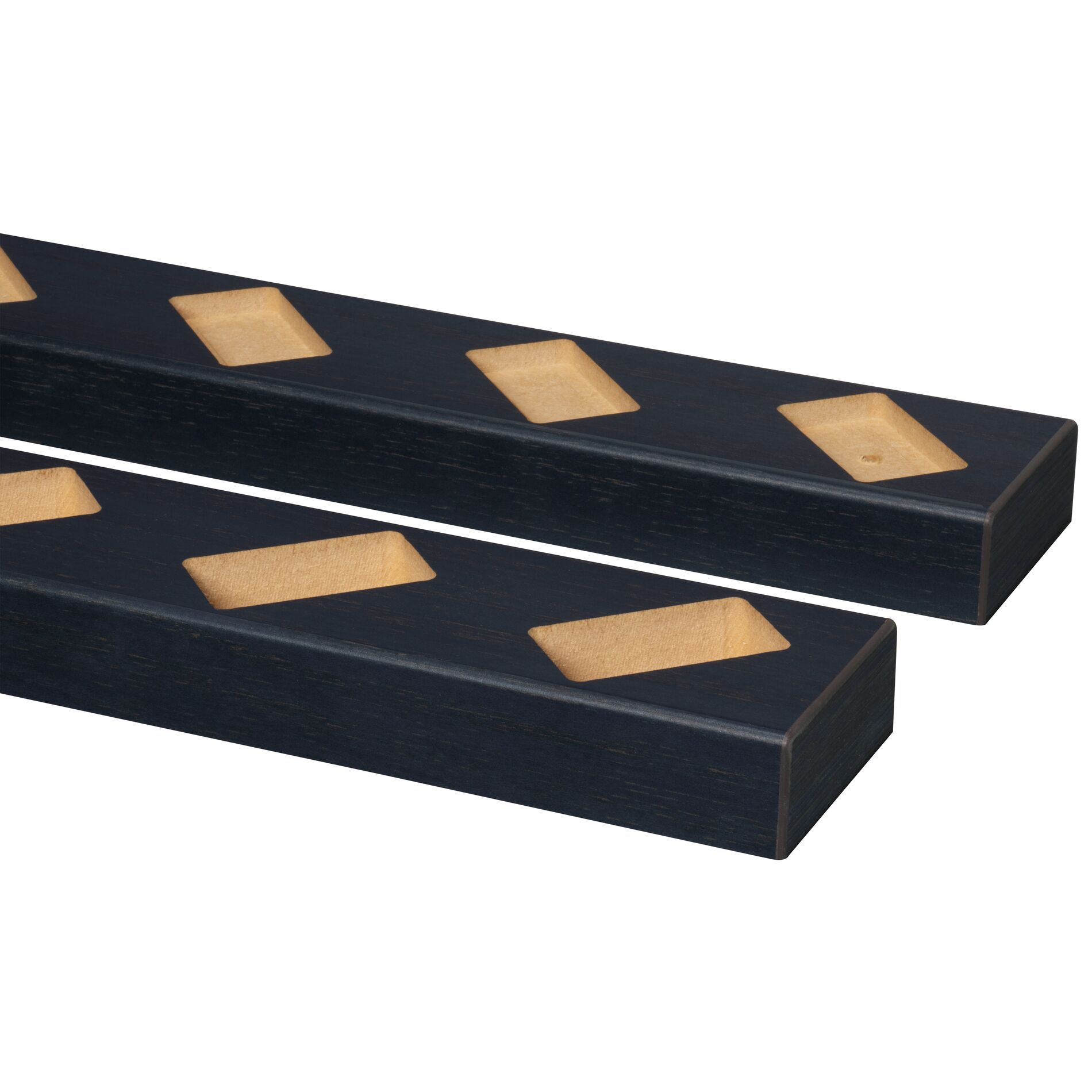 Decowall roomdivider profiel schuin 45° MDF lava eiken (2 st)