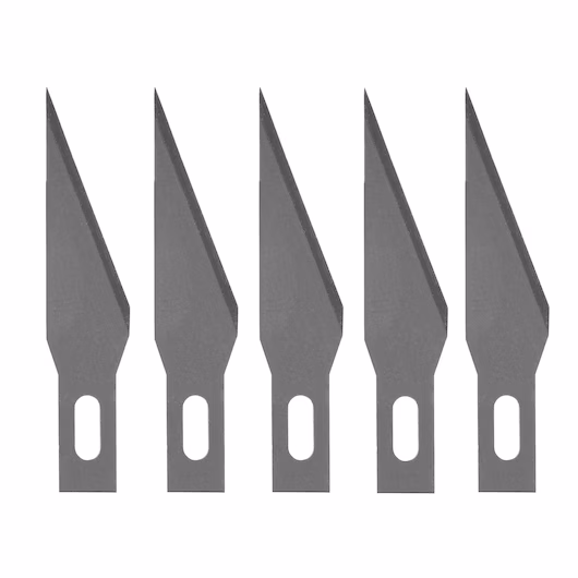 RESERVE HOBBYMESJES 10-401 - 3 STUKS/KAART