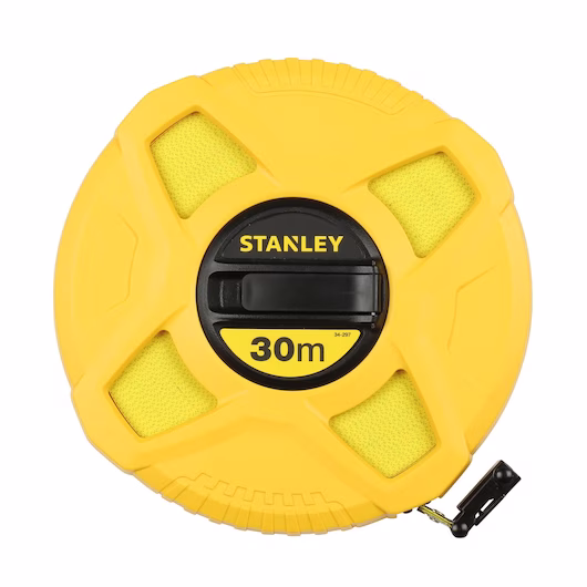 Landmeter Fiberglas 30m - 12,7mm gesloten kast