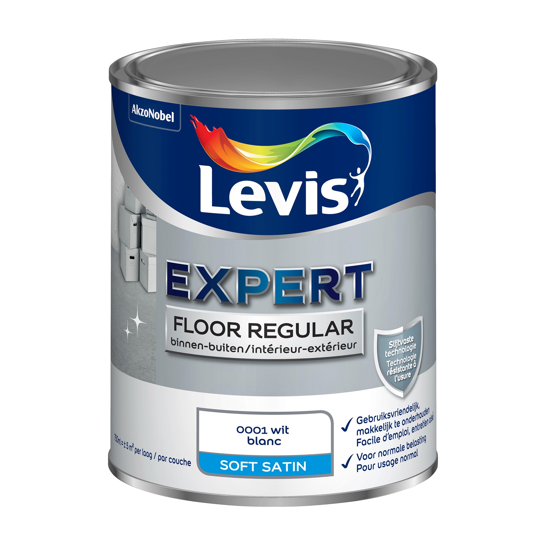 Levis Floor Regular 0.75l Wit