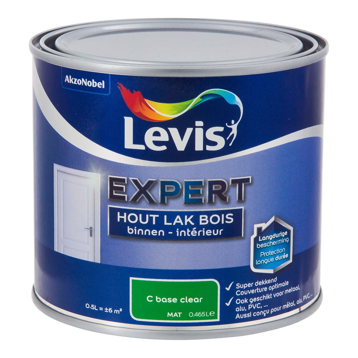 Levis Expert Hout Lak Binnen Mat Mix Clear - 0.5l