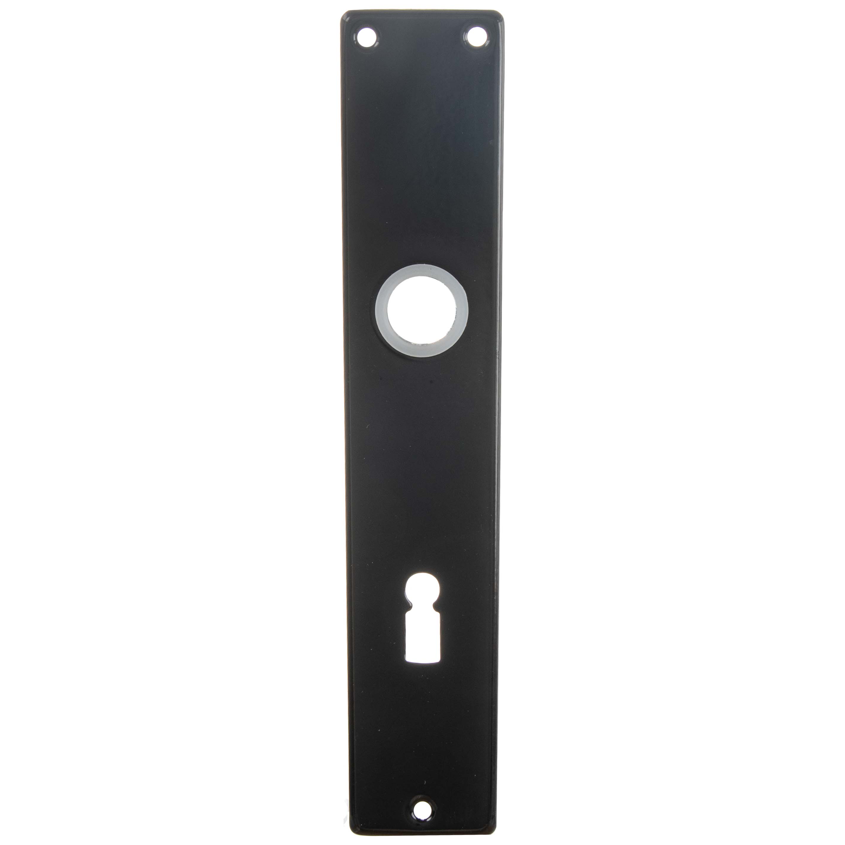 Plaat Basic alu zwart - as 72mm (2 stuks)