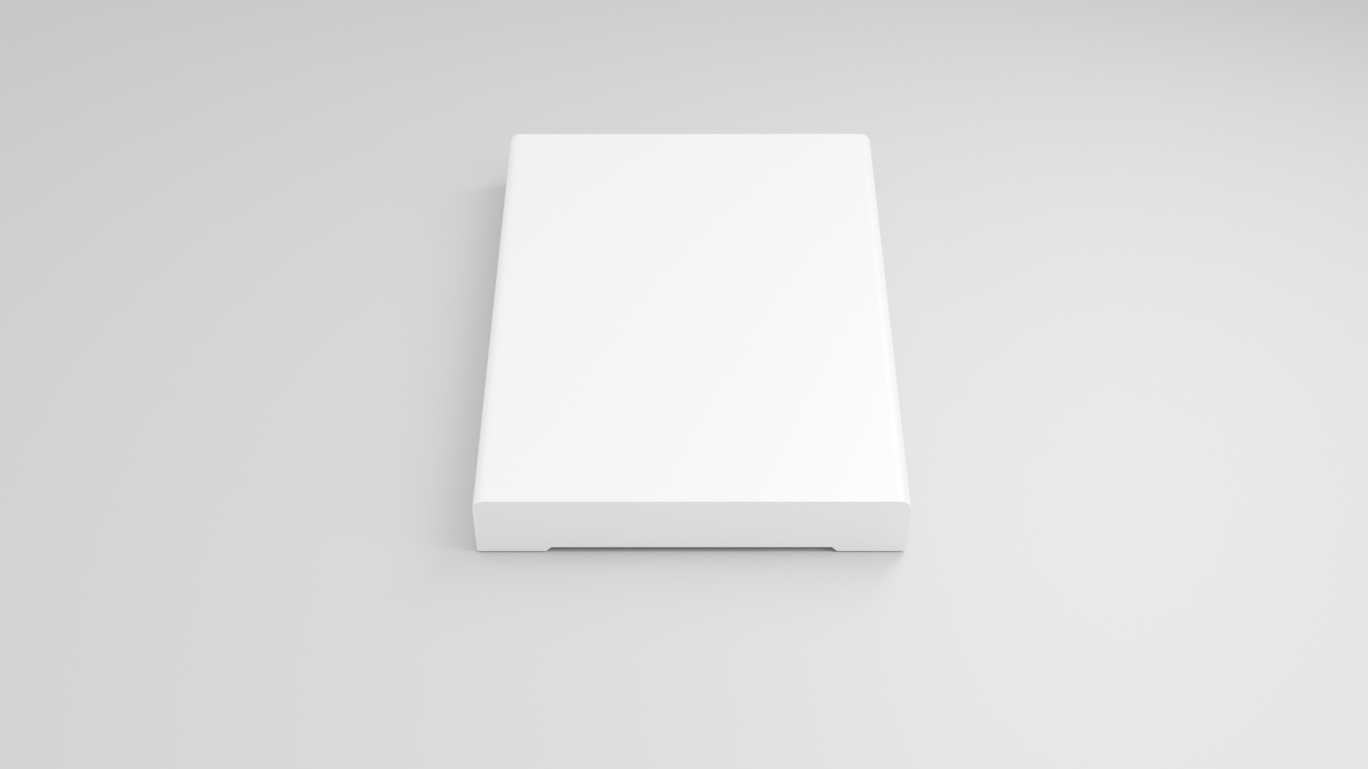 Deurlijst modern 12x85mm wit geprimed 2.45m