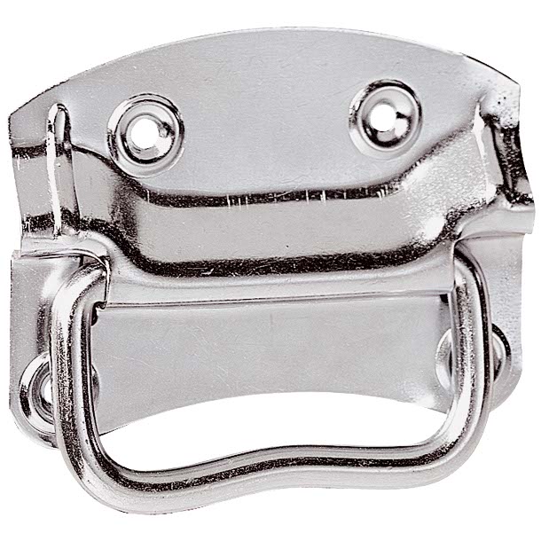 Poignée de malle en acier zingué 110 mm TEKNIBOX