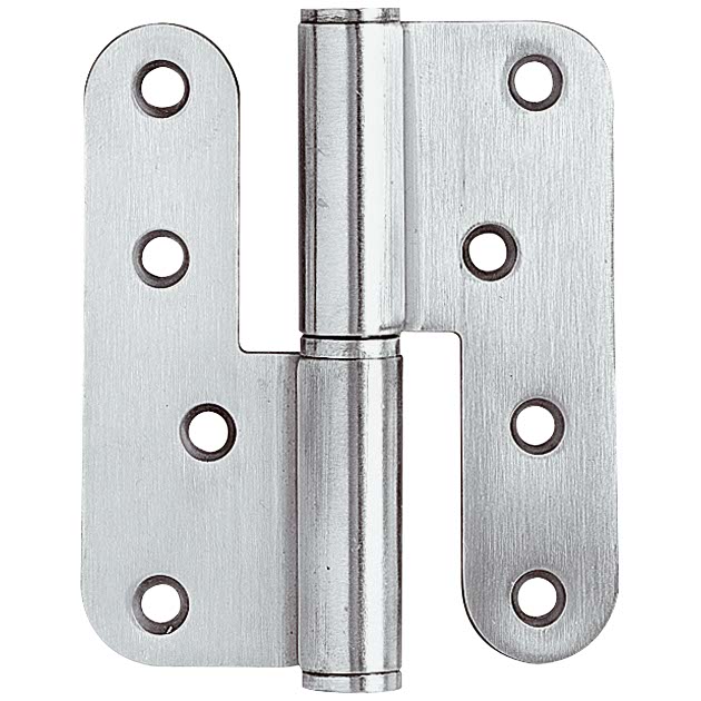 Paumelle gauche en acier inoxydable 100 x 86 mm TEKNIBOX