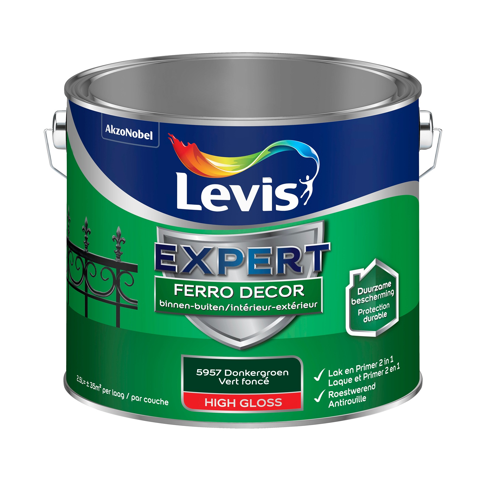 Levis Ferro Decor 2.5l Donkergroen