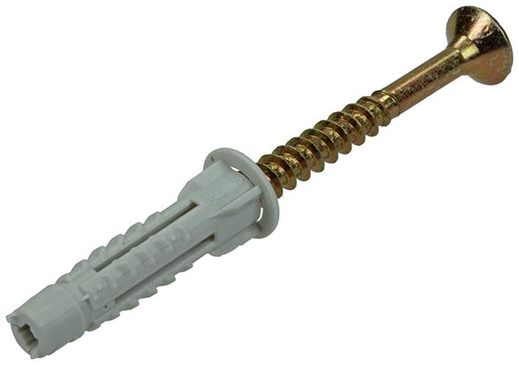 Celo Chevilles universelles avec vis MZ/MZK 6x30 mm 50 pièces