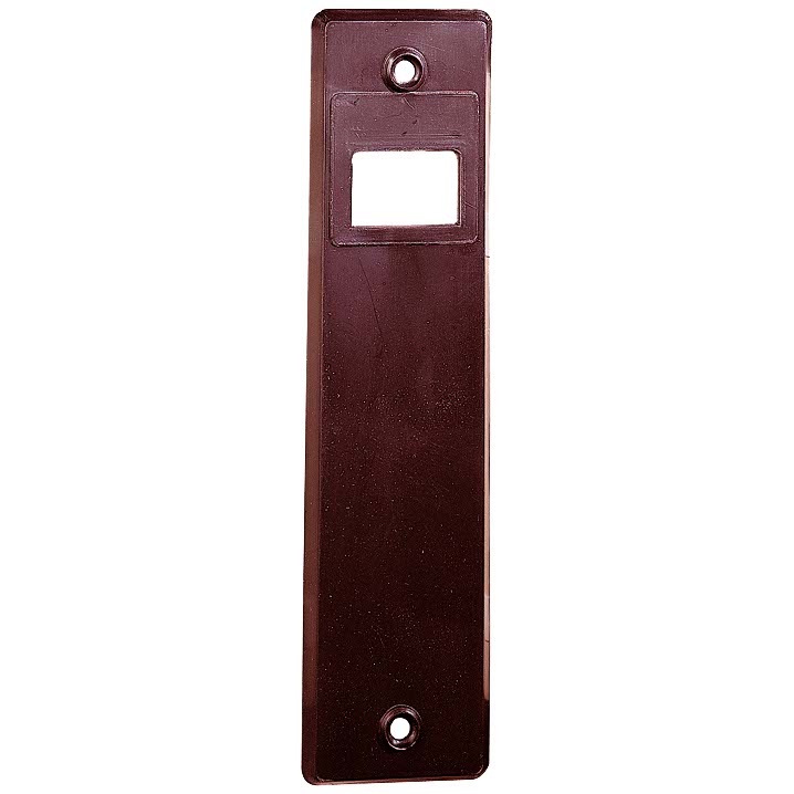 PVC voorplaat voor lintoproller nr.116 165mm bruin