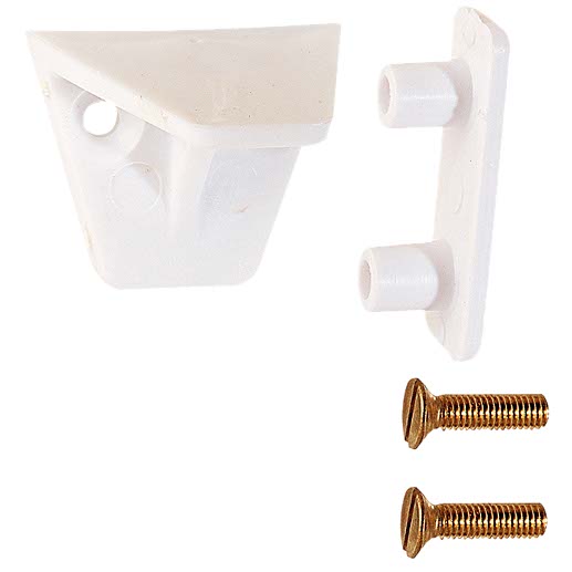 RECHTHOEKIGE STOOTHAAK PVC NR.185 2ST WIT