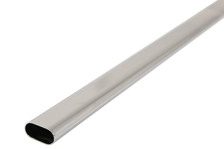 tube de penderie blanc l 120 cm h 30 x b 15 x 0,8 mm