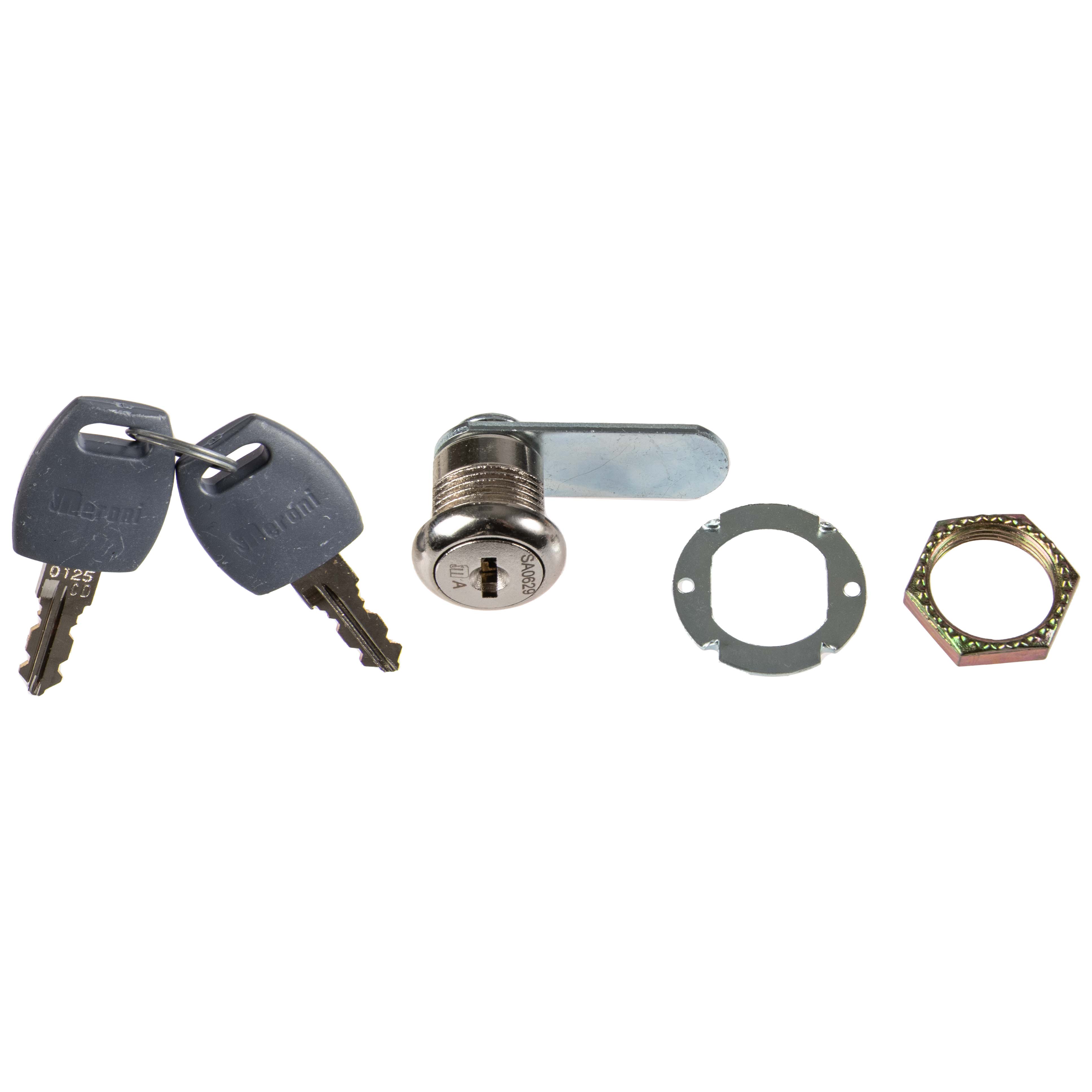 Serrure à écrou pour boite aux lettres 16 mm