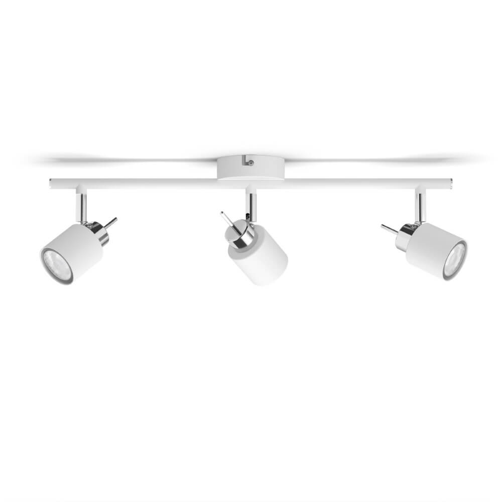 Philips Meranti spot plafond/mur - 3 têtes - blanc