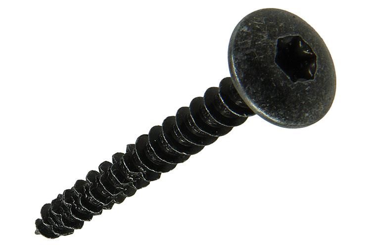 LUIKSCHROEF ZWART 6,0 X 50 MM 7ST