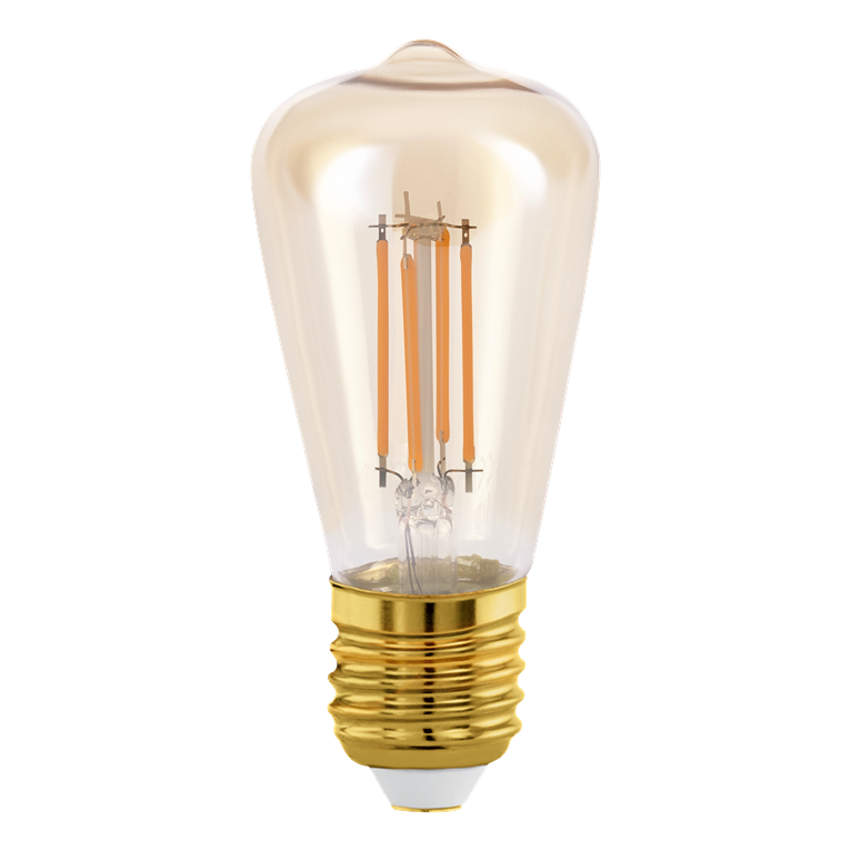 Eglo lamp vintage E27 ST48 LED 4W 2200k amber (1 stuk)