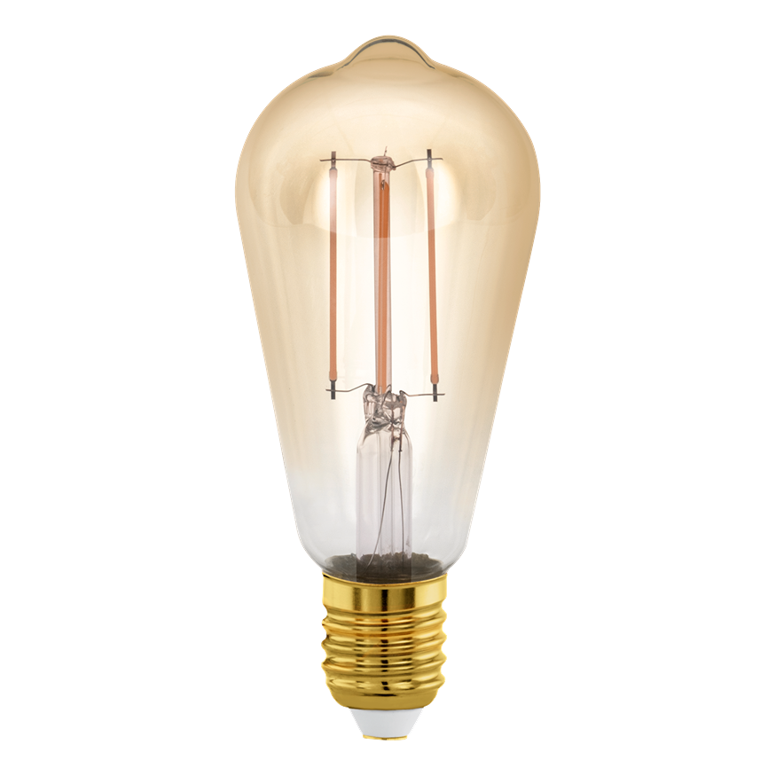 Eglo ampoule golden age E27 ST64 led 4W 1700k ambre (1 pièce)