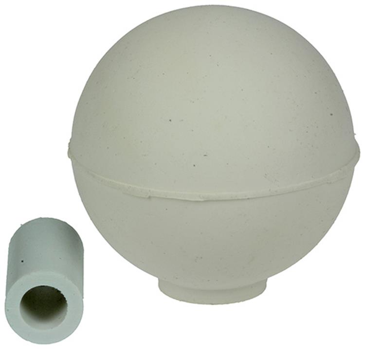 deurbol met plug wit Ø 35 mm 1 st/pc