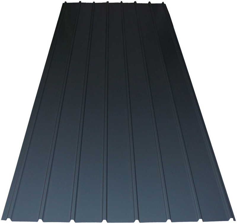 Profielplaat gelakt grijs 2mx0.91m