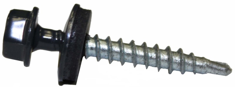 Dakplaatschroeven 4,8 x 35 mm grijs 50 stuks